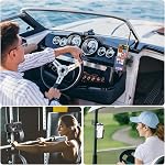 OMOTON Magnetic Golf panier Support de téléphone, 360° Tourneaux & Support mobile réglable avec verrouillage sécurisé pour iPhone 17 Pro Max & Téléphones Android, Accessoires de Golf Universel pour Hommes Femmes