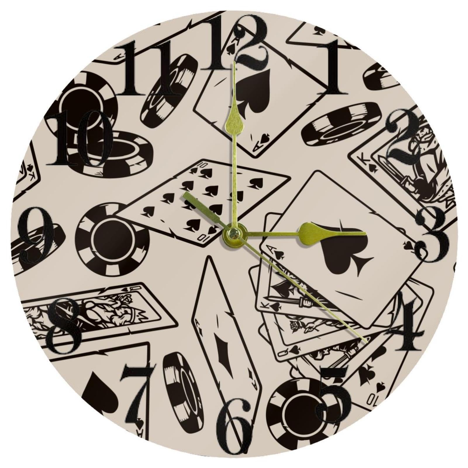Horloge murale pour école et maison Spades pour le rythme des enfants