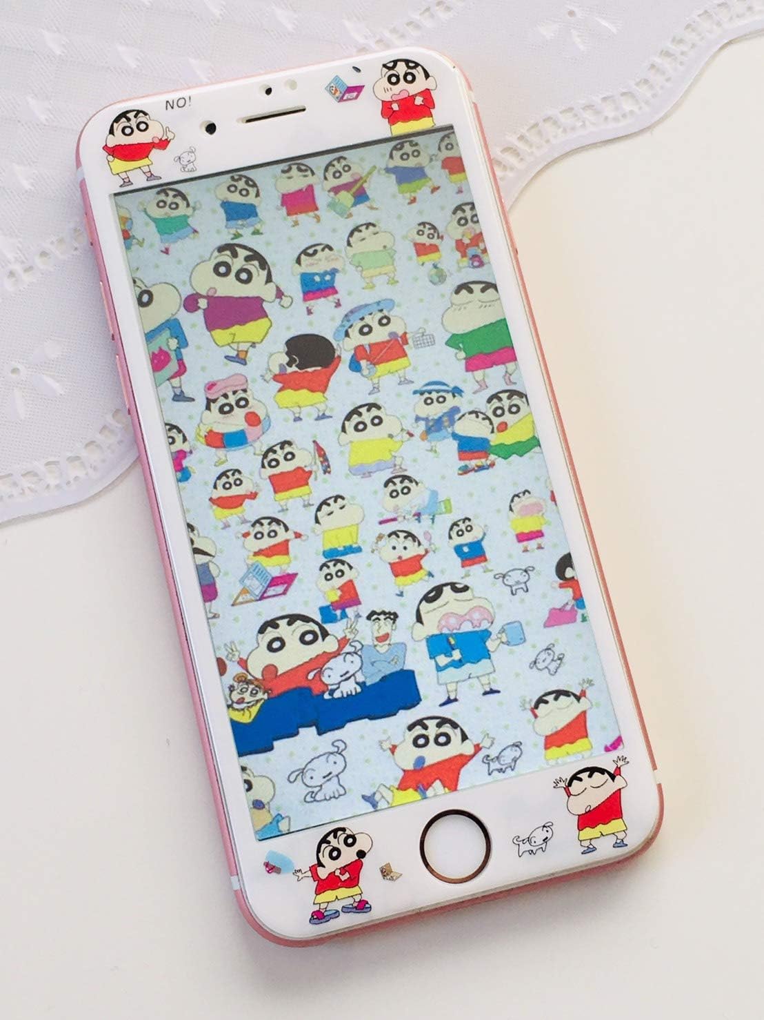 Amazon Iphone 7 Iphone 8 ガラスフィルム 保護フィルム クレヨンしんちゃん 硬度9h ラウンドエッジ加工 キャラクター 3dフィルム 6 6s 7 8 クレヨンしんちゃん3 スクリーンプロテクター 通販