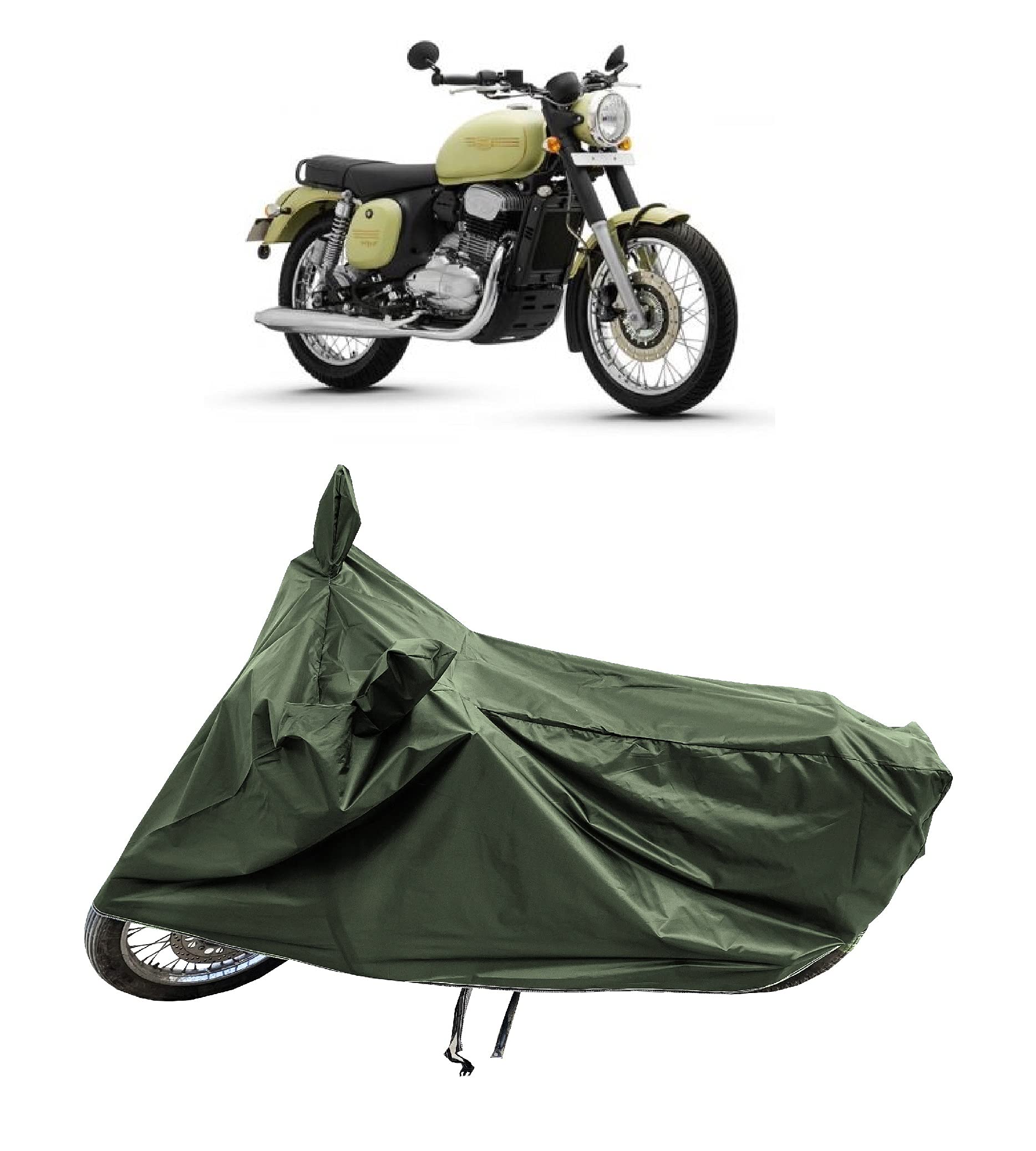 See full amazon price history chart for Tricway Presents Premium Polyester Fabric Two Wheeler Bike/Scooty Body Cover for Jawa Forty Two with Semi Waterproof and Dust Proof (Olive Green) Tricway Presents Premium Polyester Fabric Two Wheeler Bike/Scooty Body Cover for Jawa Forty Two with Semi Waterproof and Dust Proof (Olive Green) (B095BVPC78) Amazon Price History, Amazon Price Tracker