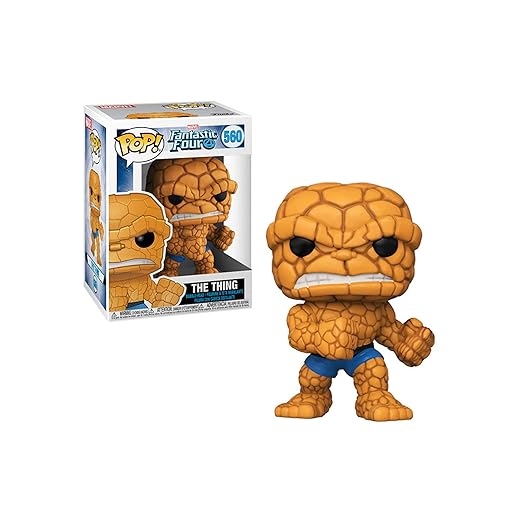 Funko Pop! Marvel: Fantastic Four - The Thing - Figura De Vinilo Coleccionable - Idea De Regalo- Mercancia Oficial - Juguetes Para Niños Y Adultos - Comic Books Fans - Muñeco Para Coleccionistas