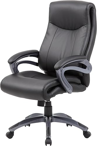Miniatura 4 de Boss Office Products Silla ejecutiva de doble capa en negro