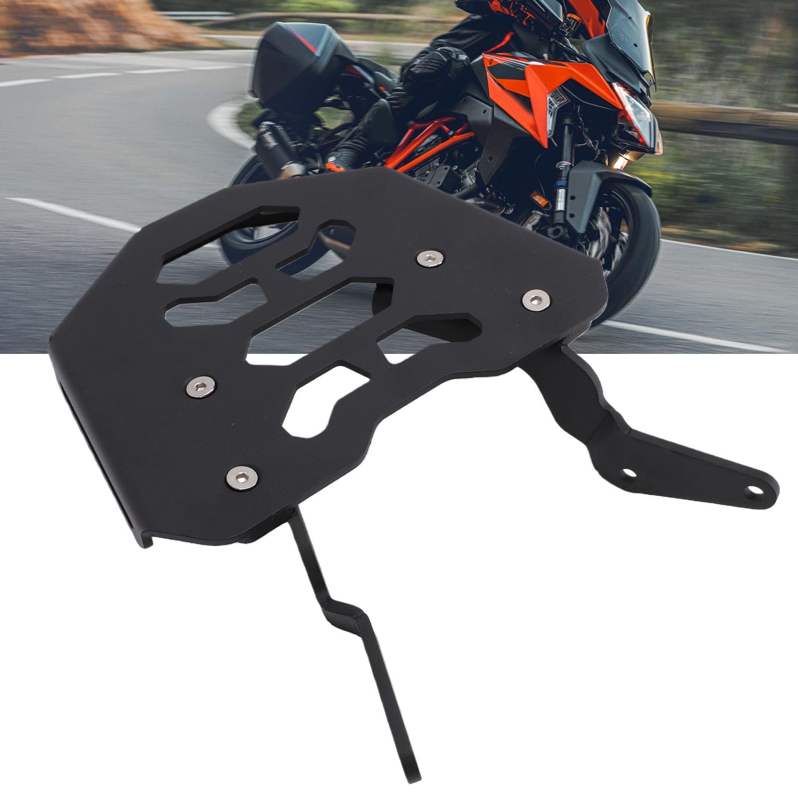 Motorrad-Heckgepäckträger, Robuste Aluminiumlegierung, Ersatz für 1290 Super GT 2016–2024, Motorrad-Heckbox-Gehäusehalterung, Träger-Aufbewahrungsregal