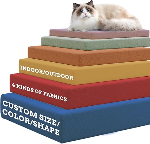 Cojín de banco de tamaño personalizado, cojines impermeables para muebles de patio, cojines personalizados para interiores y exteriores, para disponible en Yaxa Peru