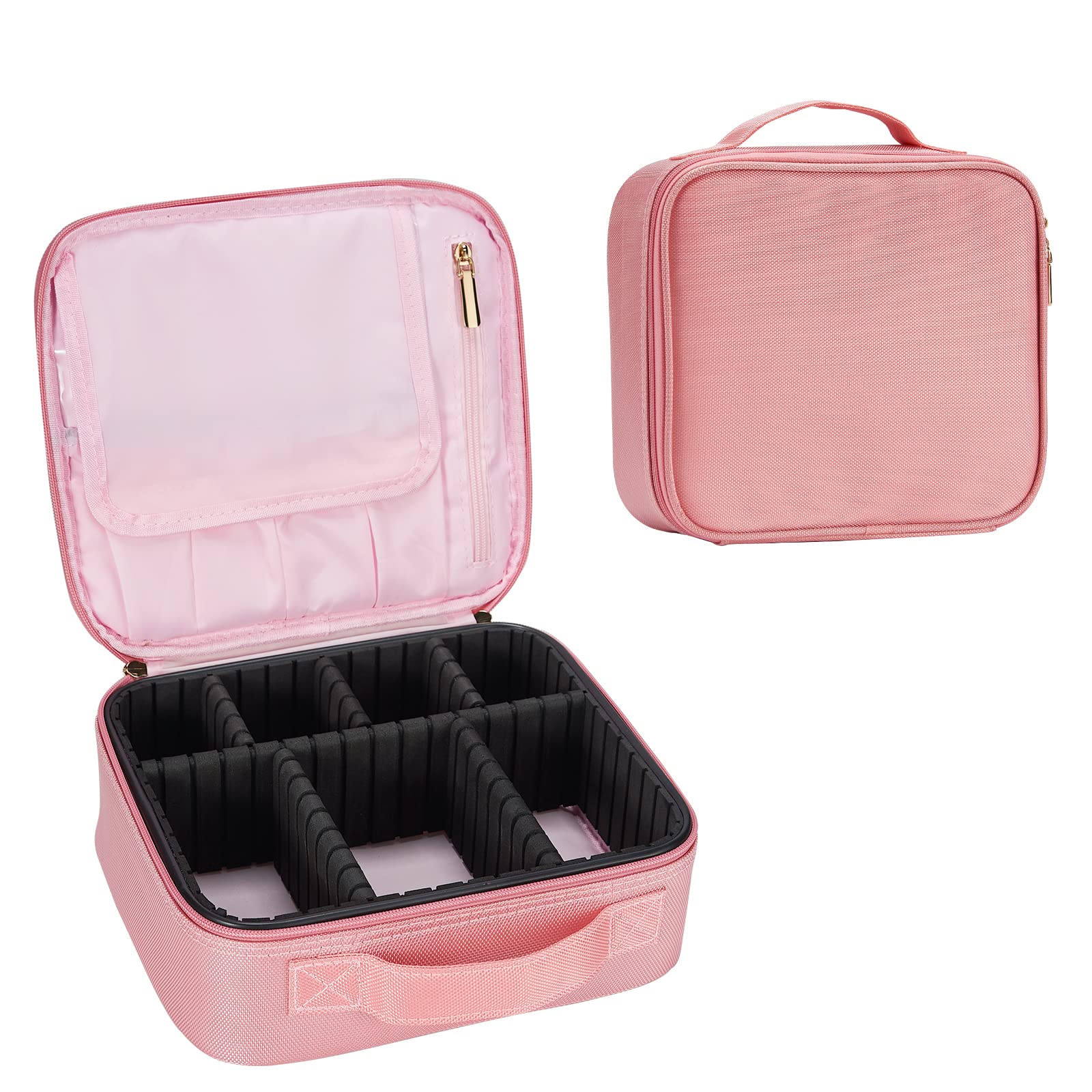Travel Makeup Bag Cosmetic Case Vanity Beauty Organiser Box Nail