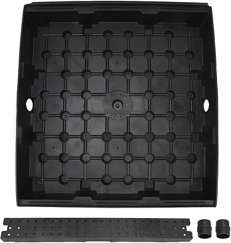 TOPINCN Garden Grow Bed Greening Planting Box Roof Buddha Grass Grass Planting Box Container Combination Planter Seed Pot Rectangle Pp for Module