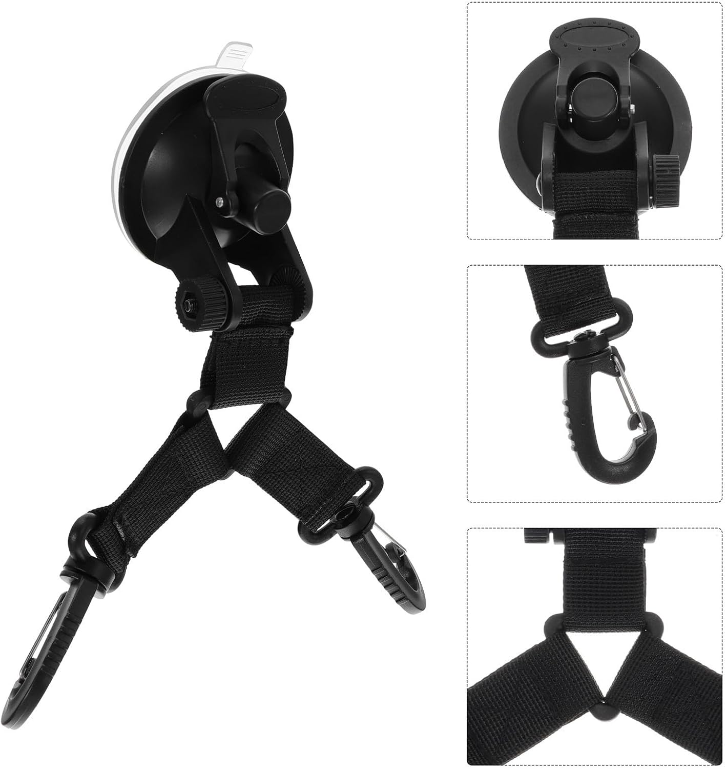 VALICLUD 2 Pcs Heavy Duty Suction Cup Securing Hook Anchor for Camping Tarp