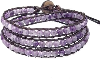 Genuine Stone Wrap Bracelets for Women