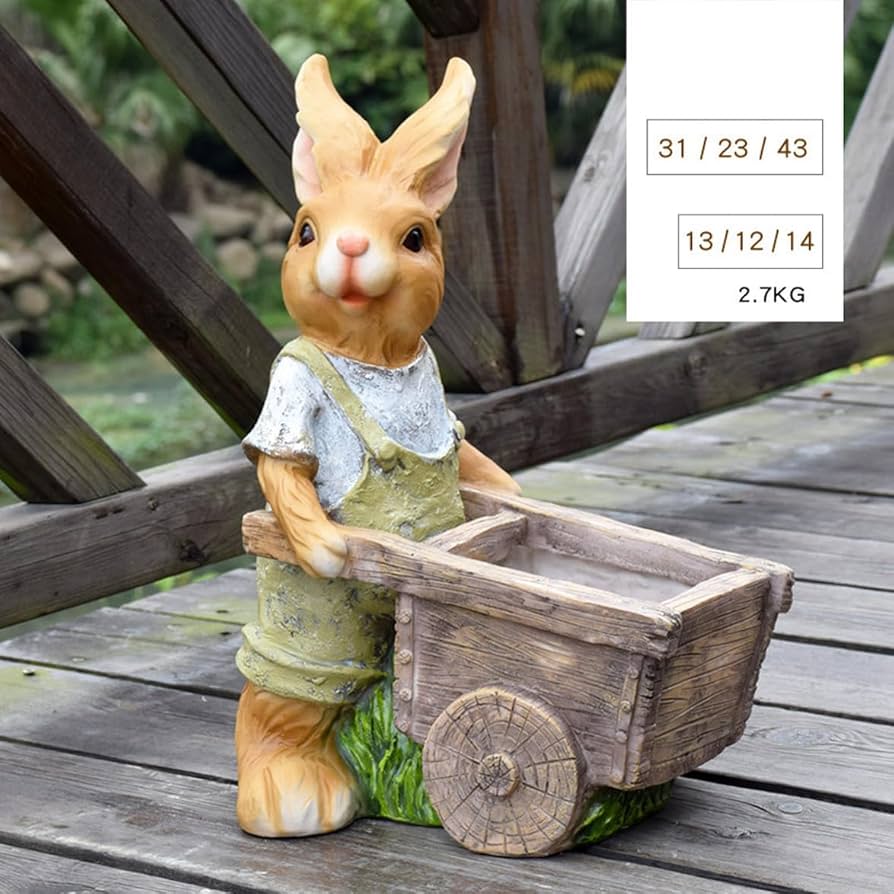 うさぎ 置物（植木鉢、プランター）｜園芸用品 | 花、ガーデニング の