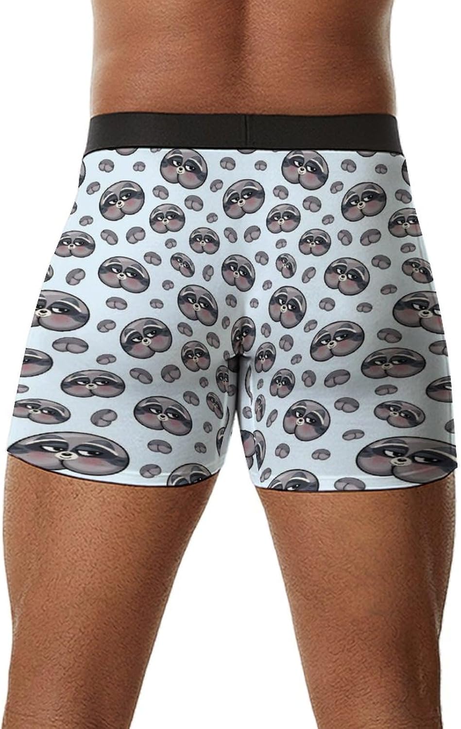 Men's Print Boxer Briefs Breathable Underwear Cool Underpants Boxers for Men Stretch Waist Underwears
