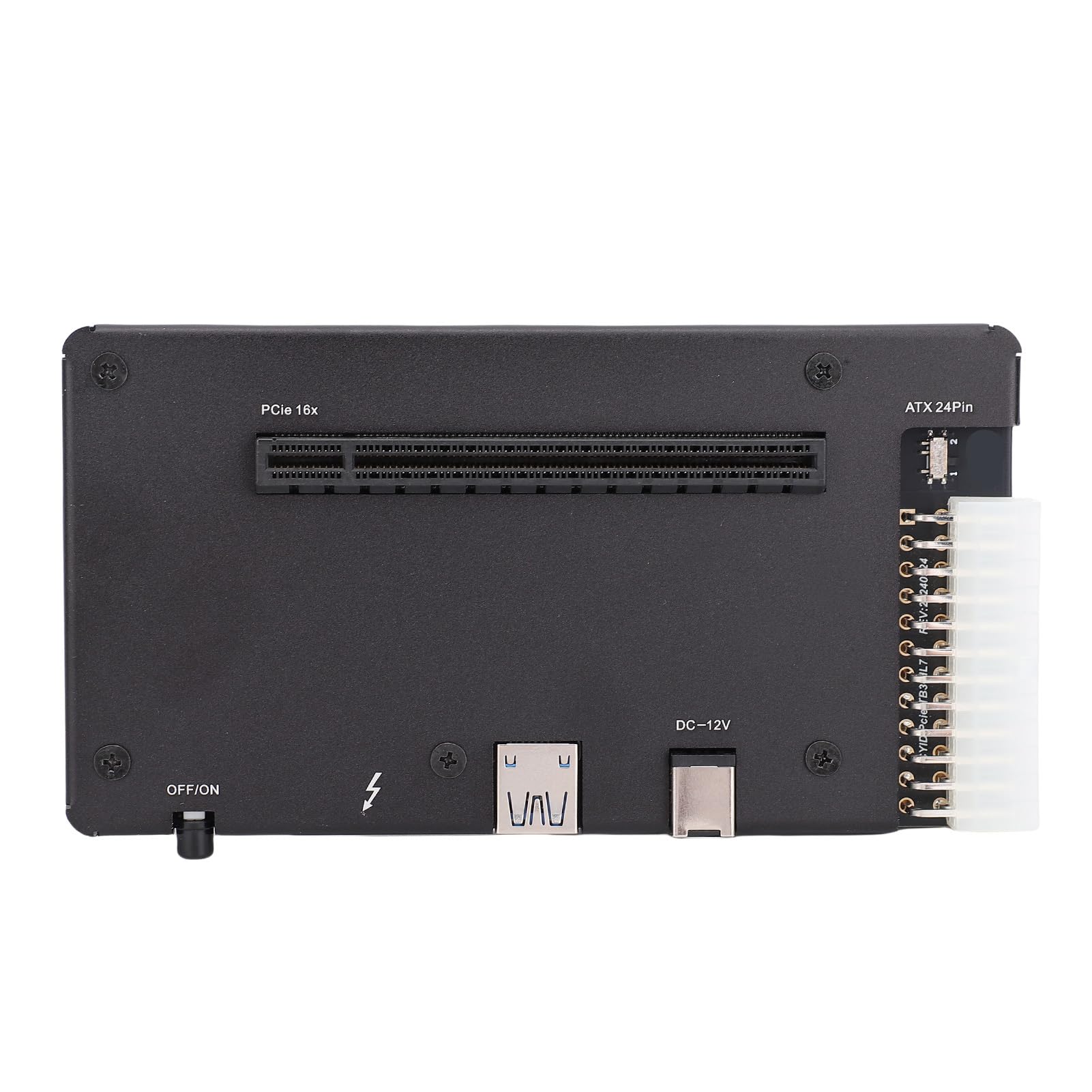 XUMIUZIY Zewnętrzna Doka GPU, 4 EGPU OBUDOWANIE PCIE 16X Glotka dla Kart Graficznych, z Kablem 1M na Laptopy Małe Komputery i Konsole Ręczne