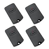 Mighty Mule Single Button Gate Opener Remote (MMT103/FM135), Black 4Pack【10 Year Warranty】