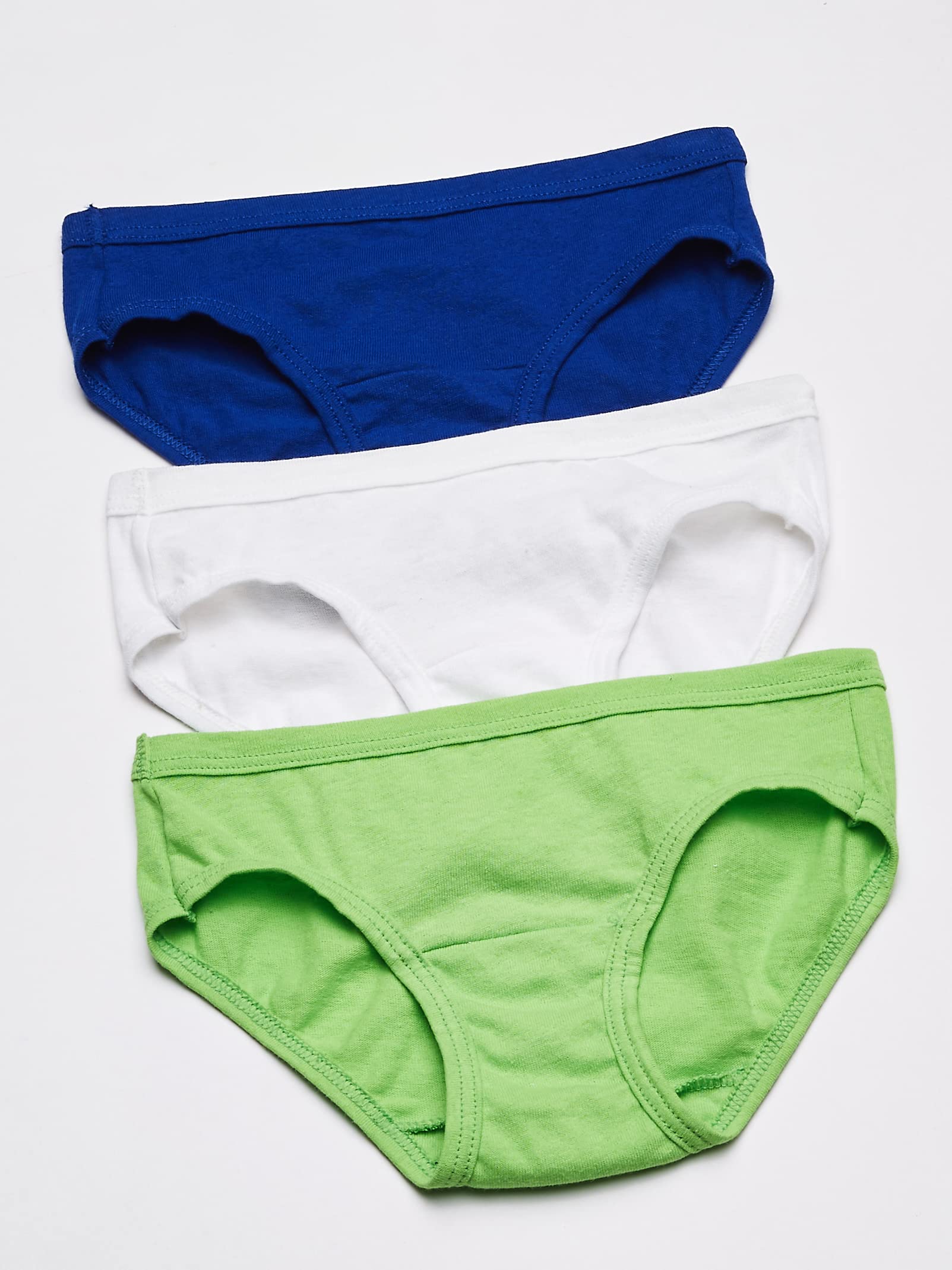 Fruit of the Loom Ropa interior de algodón para niñas, varios paquetes (paquetes de 22 y 24)
