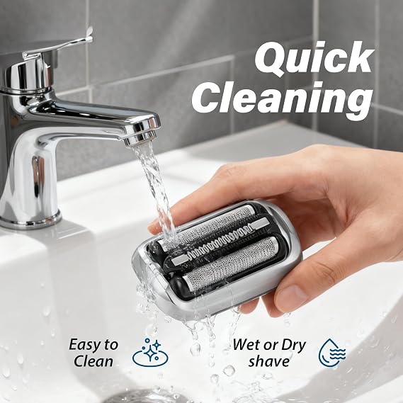 73S Replacement Shaver heads Compatible with Series 7 Replacement Head,suitable for 7020, 7027, 7071, 7075, 7085.