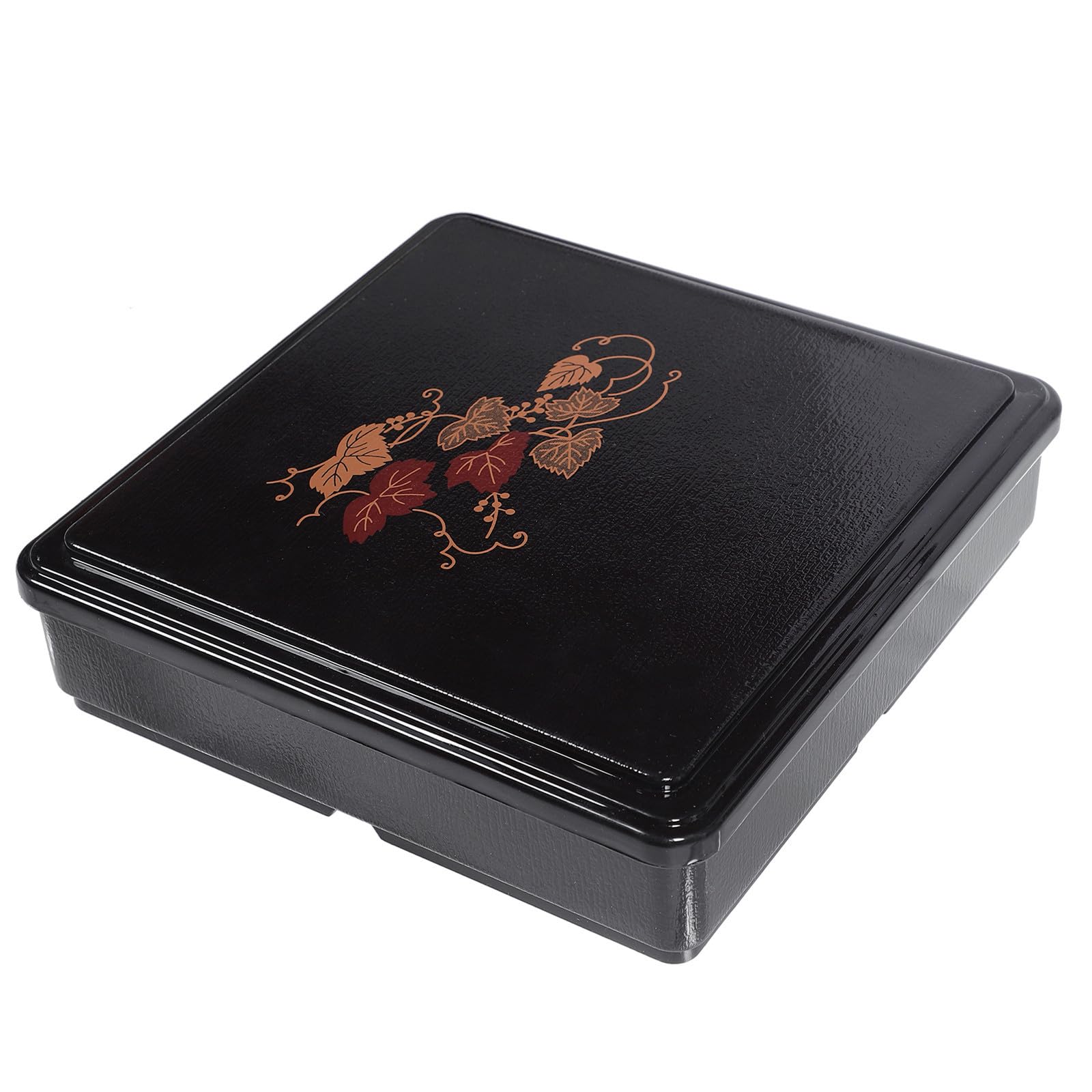 OSALADI Boîte Bento Compartimentée Japonaise Couvercle, Noire