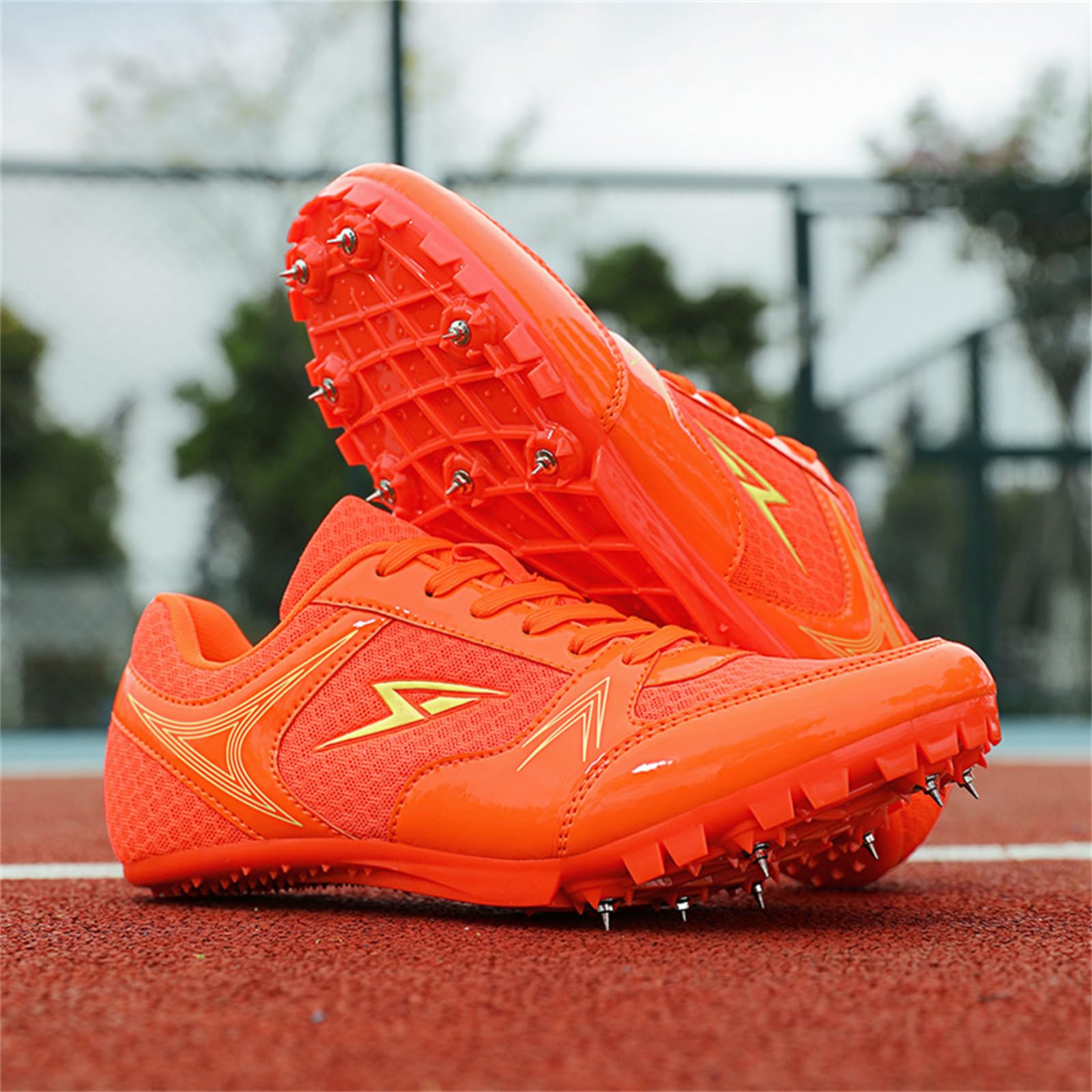 Zapatillas De Atletismo para Hombre Zapatillas De Carreras con Clavos Ligeras para Niños