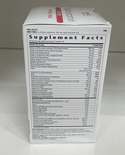 Miniatura 4 de GNC Multivitamínico activo sin hierro, apoya un estilo de vida activo, fórmula de más de 30 nutrientes, promueve la salud ósea y articular, ayuda a