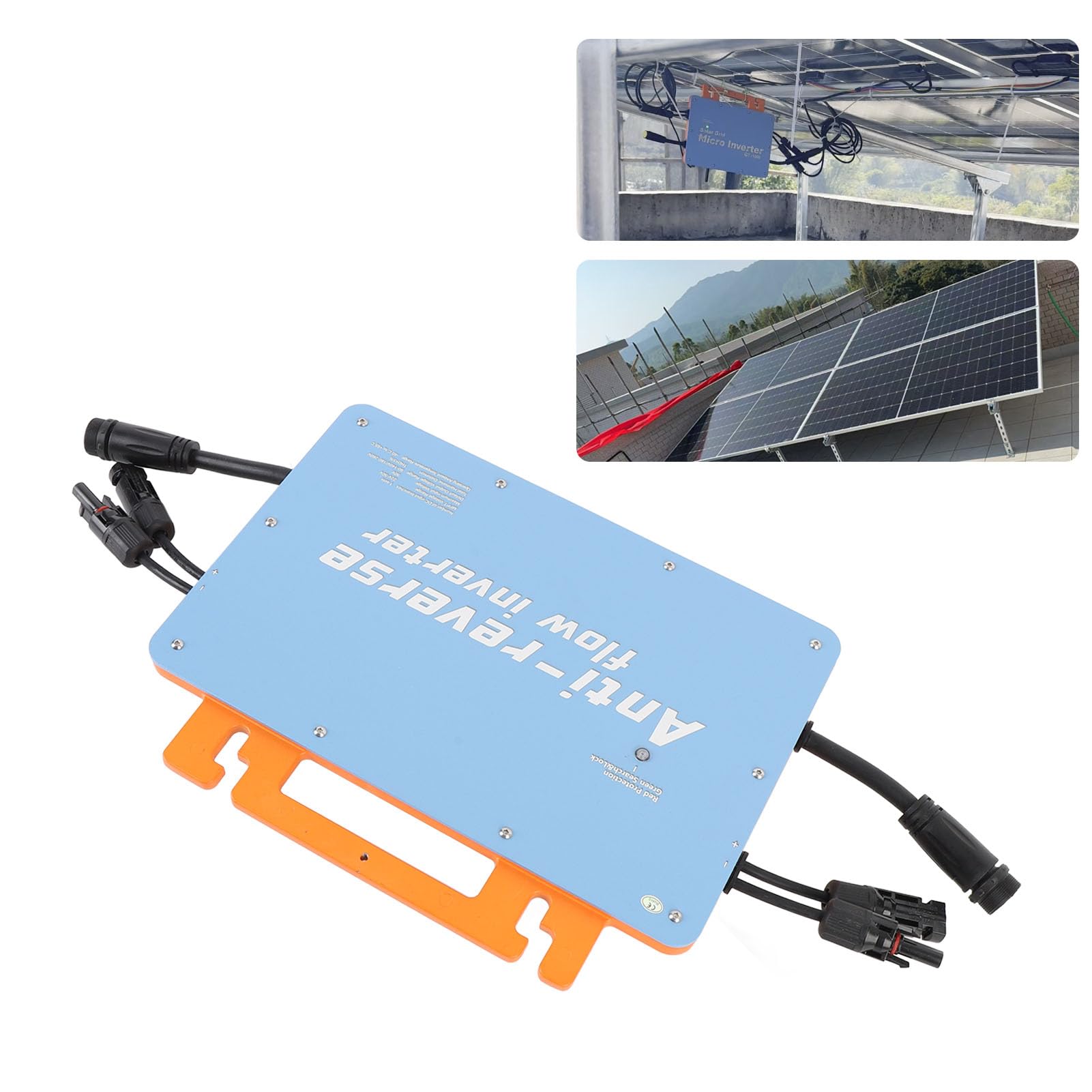 Micro Inverter Collegato Alla Rete Inverter Solare MPPT da 800 W con Controllo App Anti-inversione di Flusso (Spina UE 230V)