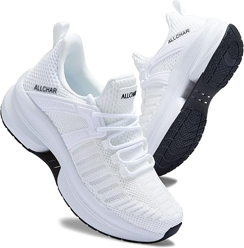 Miniatura 3 de allchar Zapatos de deporte de aire ligeros para mujer, transpirables, para gimnasio, correr, tenis