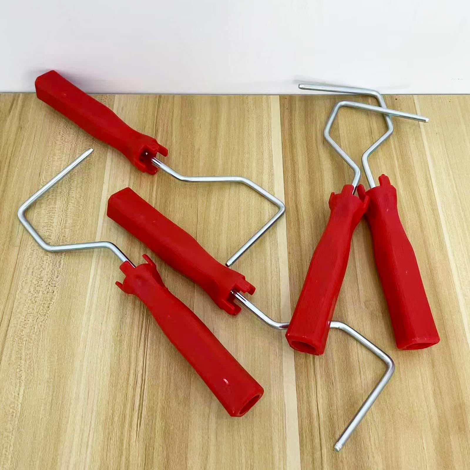 Cadre de rouleau de peinture (rouge, 14 pièces)