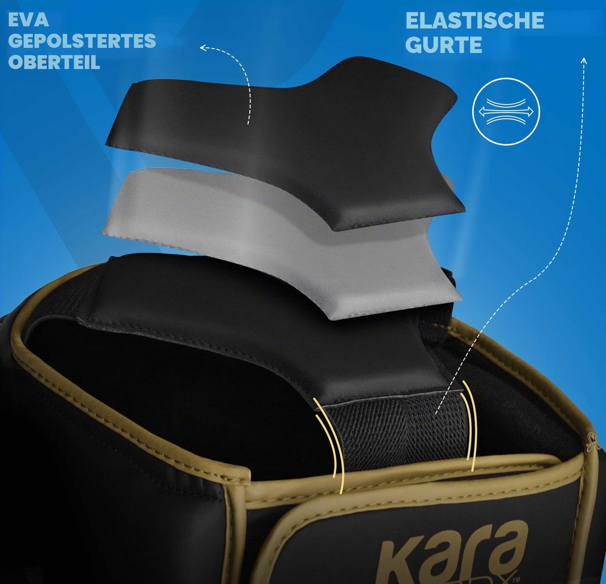 RDX Kinder Boxen Kopfschutz für Kickboxen, Kampfsport, MMA Training, Maya Hide Leder Kara Sparring Thaiboxen Kopfschützer, Boxhelm Krav MAGA Muay Thai, Karate und Taekwondo Fitnessstudio Headgear