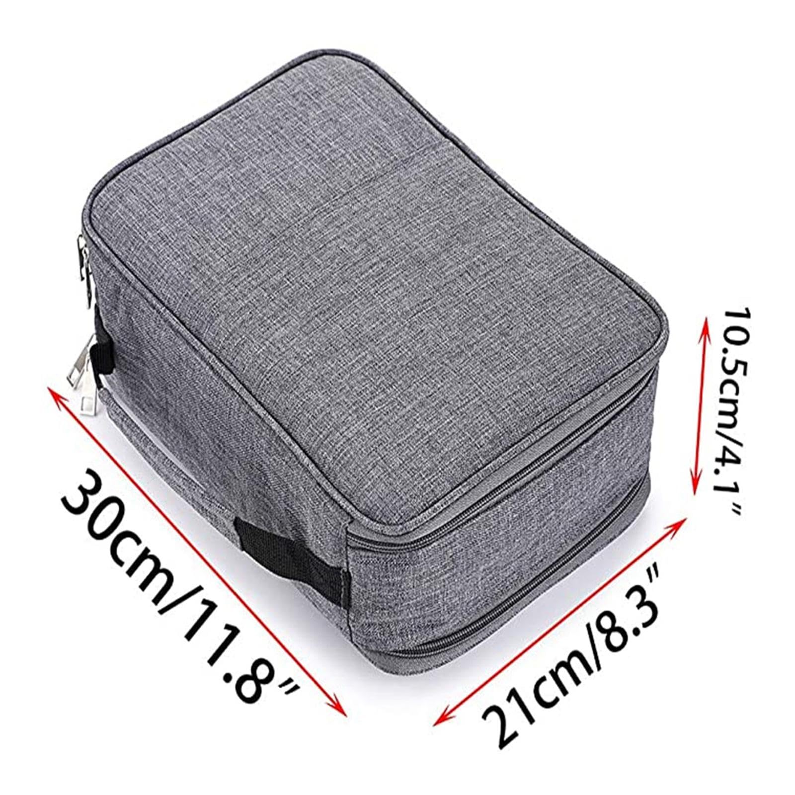 Astuccio Portamatite Colorate con 300 Scomparti, Grande Astuccio per, Portapennarelli per Studenti Artisti, GRIGIO