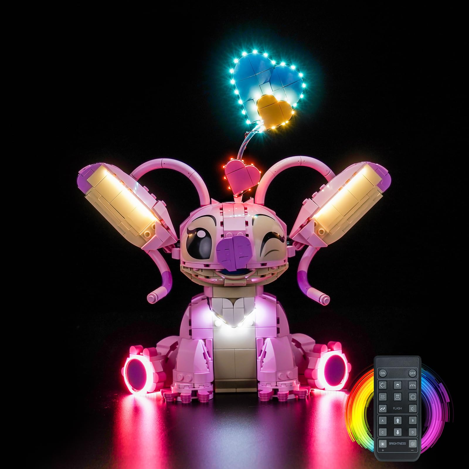 Remote Control Led Light Set Compatible with Lego 43257 Angel (No Model)