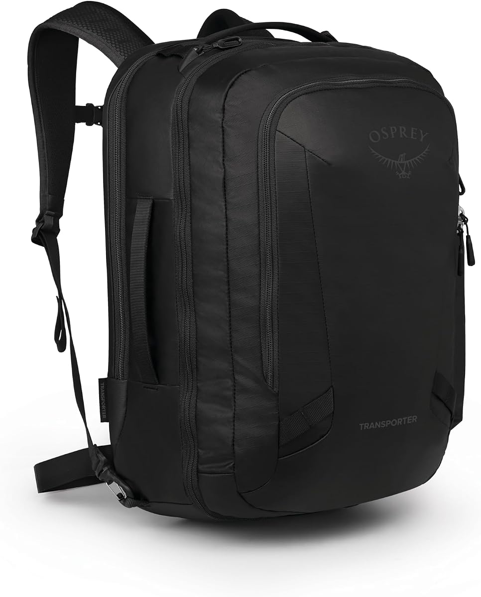 Transporter 36L Travel Pack, Black OS | travel backpack, carry on bag, laptop sleeve, personal item, Black color, OS size