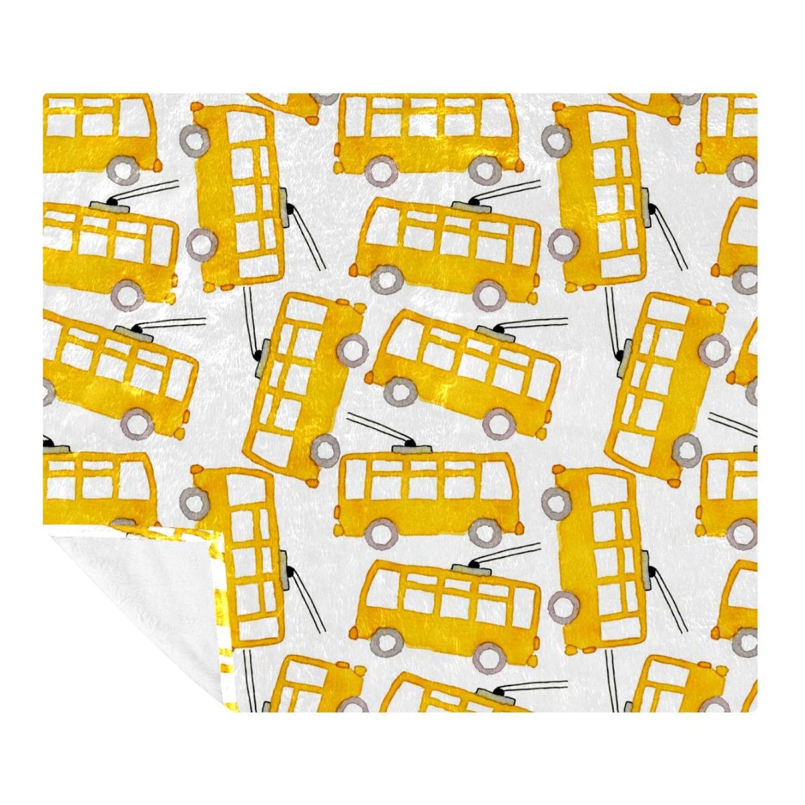 Couverture douce anti-froid en microfibre lit et sofa plaid dessin animé léger