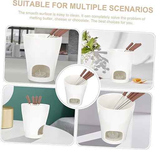 Miniatura 9 de 1 Unidades de Chocolate Maker Fondue de Mariscos Calentador de Chocolate Fundidor de Chocolate Calentador de Chocolate Olla Mantequilla Fondue Olla