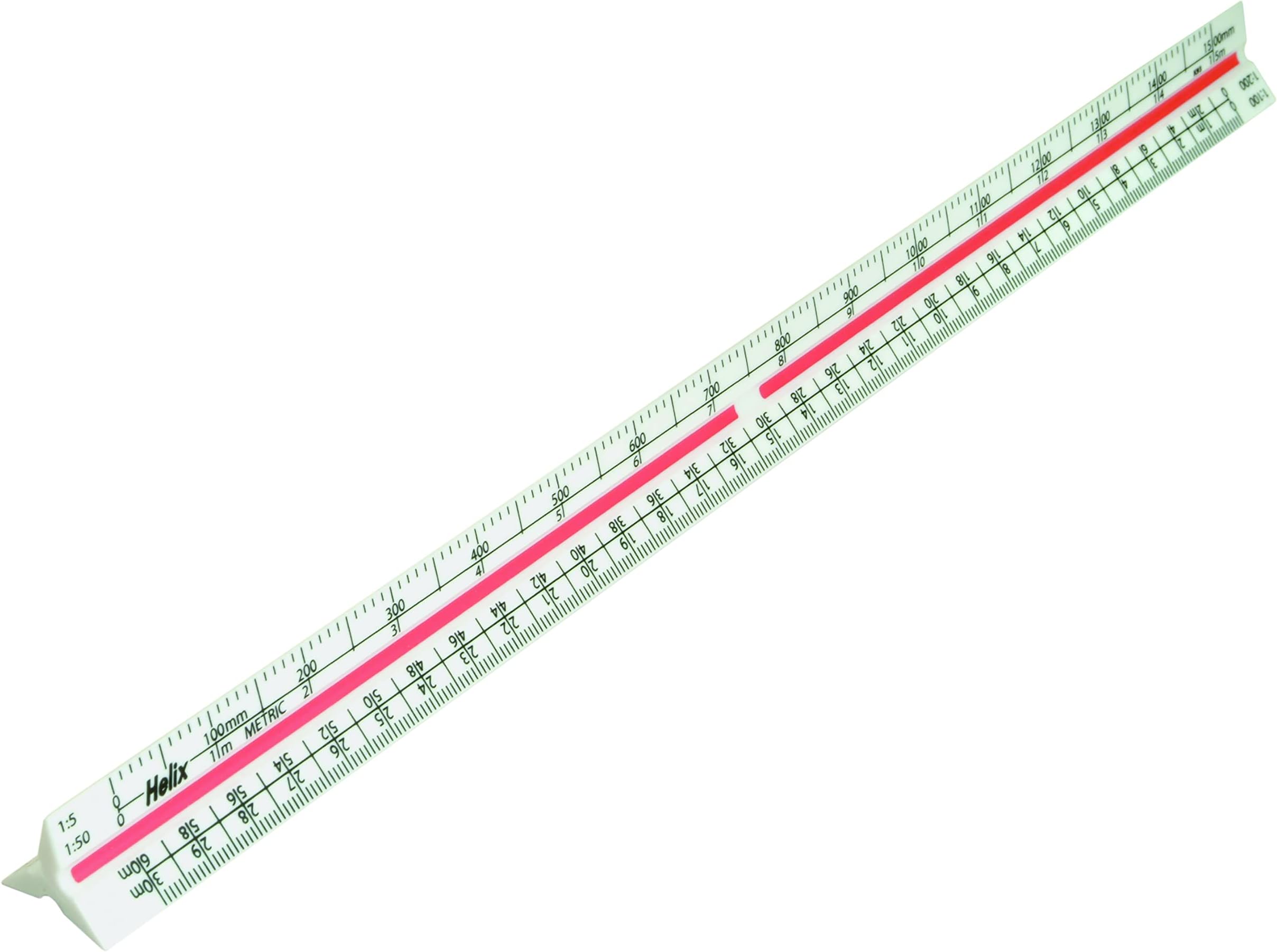 Helix 300mm Metric Triangular Scale Ruler