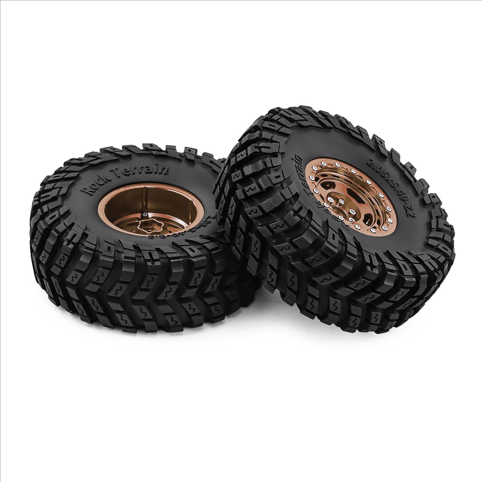 4 szt. 2,2'' piasta koła ze stopu aluminium z oponami gąsienicowymi 137 x 52 mm przegub sześciokątny 12 mm do 1/10 AXIAL SCX10 TRAXXAS TRX4 MJX H8H YK4083 RC Car