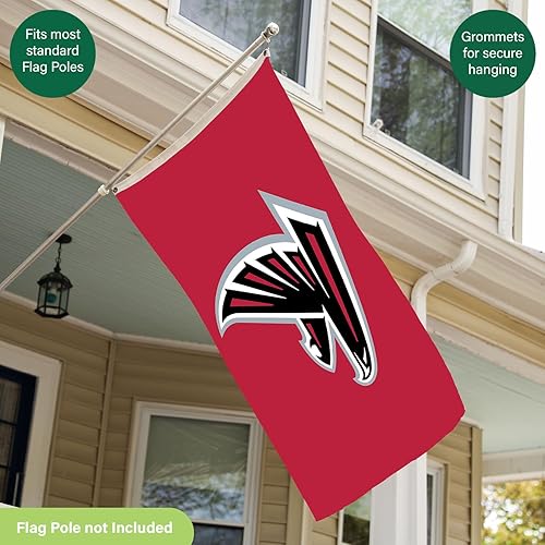 Miniatura 234 de NFL Dallas Cowboys - Bandera duradera de 3 x 5 para exteriores con ojales, bandera y pancarta resistentes para jardín al aire libre y patio, bandera