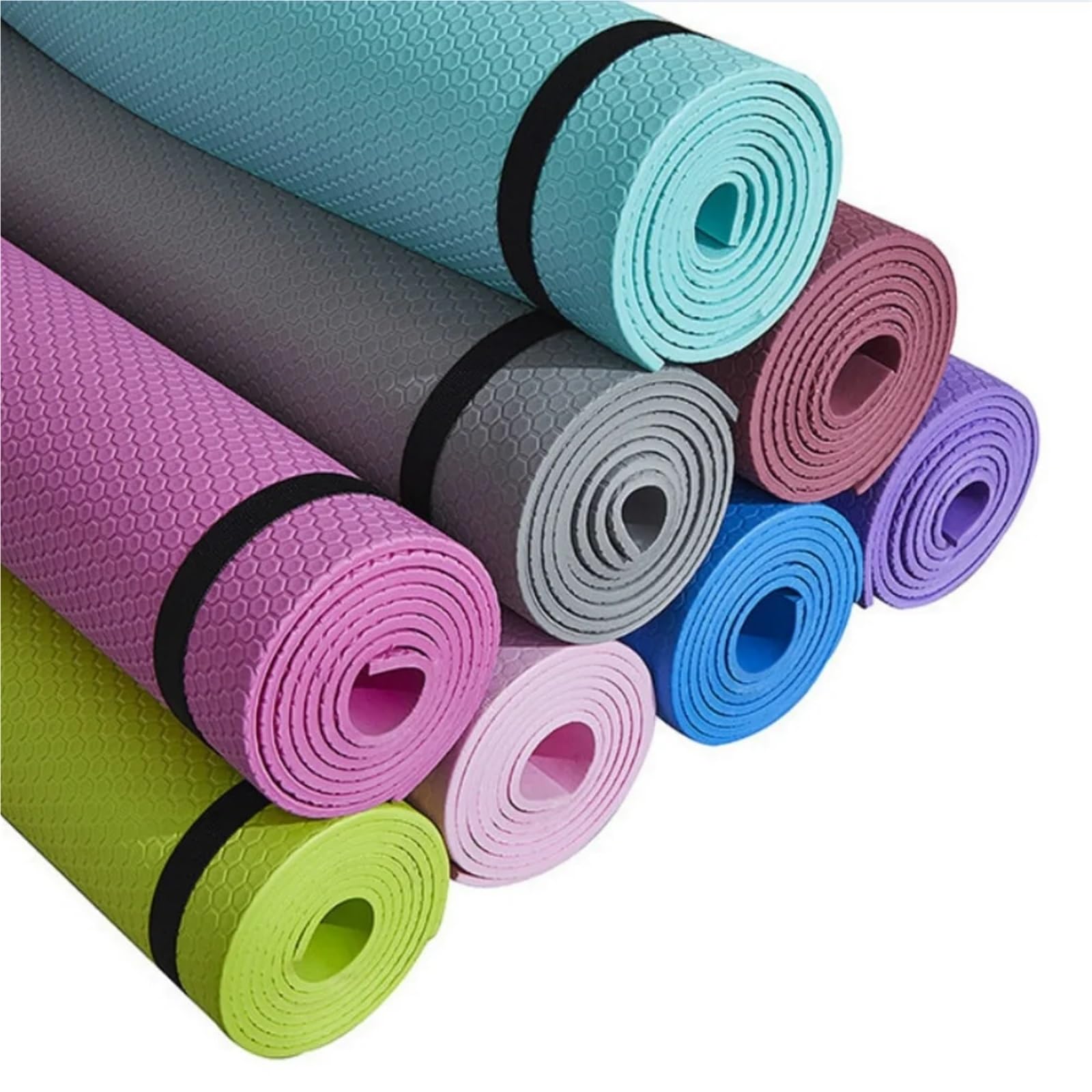 Tappetino Yoga 1X Tappetino yoga antiscivolo Sport Fitness 3MM-6MM Spessore EVA Comfort Schiuma opaco for esercizi