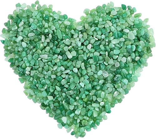 Miniatura 8 de Qovydx 34 libras de piedras trituradas curativas de cristal de reiki para decoración del hogar (piedras de cristales rosas)