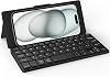 CACOE Dual-Channel Bluetooth Mini Keyboard, Portable Wireless Keyboard With Stand for Phone, iPad Mini, Samsung, Ultra-Thin Foldable Compatibel With iOS, Android and Windows, Black