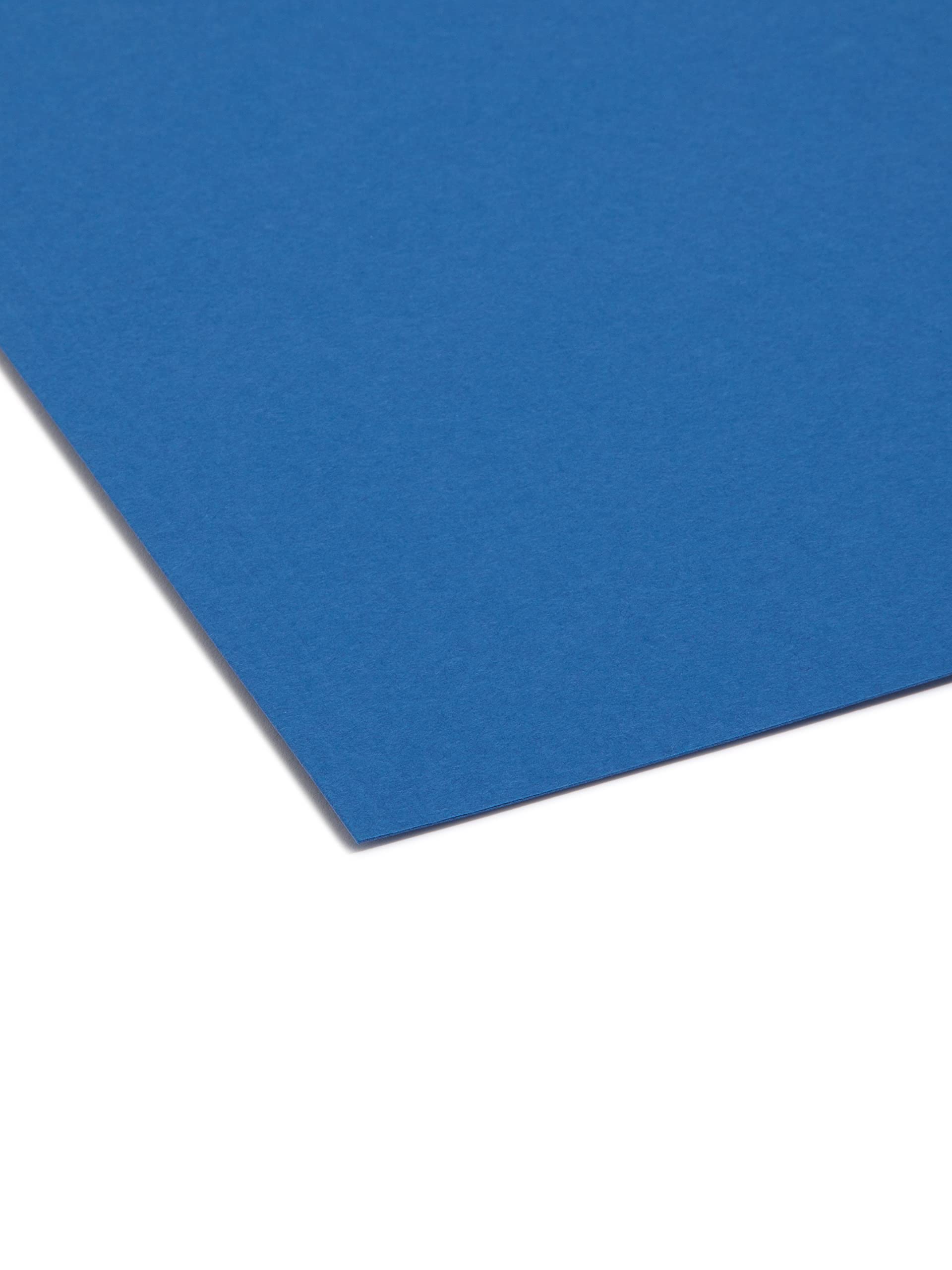 Smead File Folders 1/3 Cut Letter Navy (100) Plástico Azul archivo - archivos (Plástico, Azul, Carta, 295,3 mm, 233 mm)