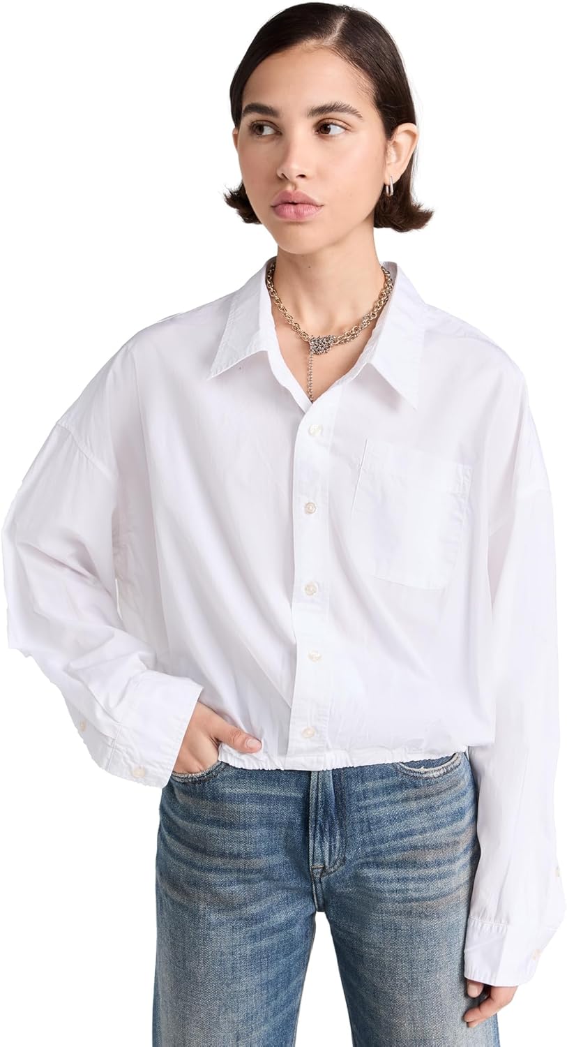 R13 Women's Crossover Bubble Shirt