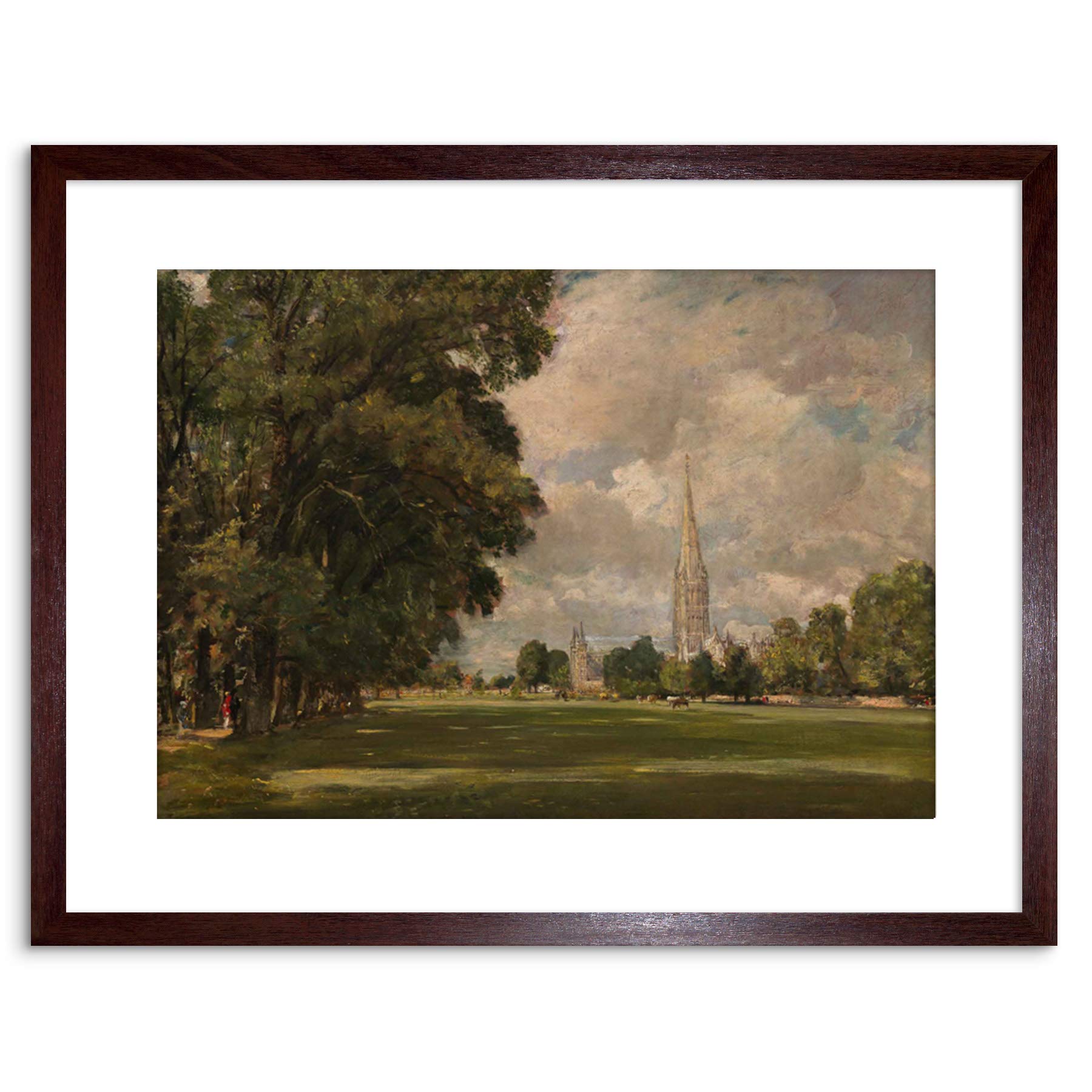 Wee Blue Coo PAINTING CONSTABLE SALISBURY CATHEDRAL LOWER MARSH FRAMED PRINT F97X3765