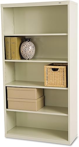 Tennsco Metal estantería 5estantes 3412W x 1312d x 66 color negro Acero Metal Putty