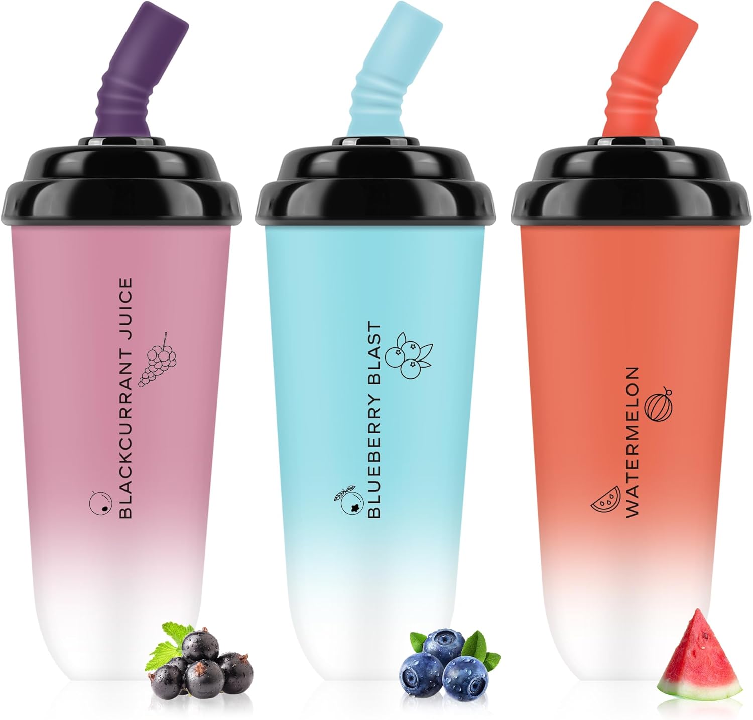 MECIGA Vape Without Nicotine, 3 x 5000 puffs Disposable E Cigarette