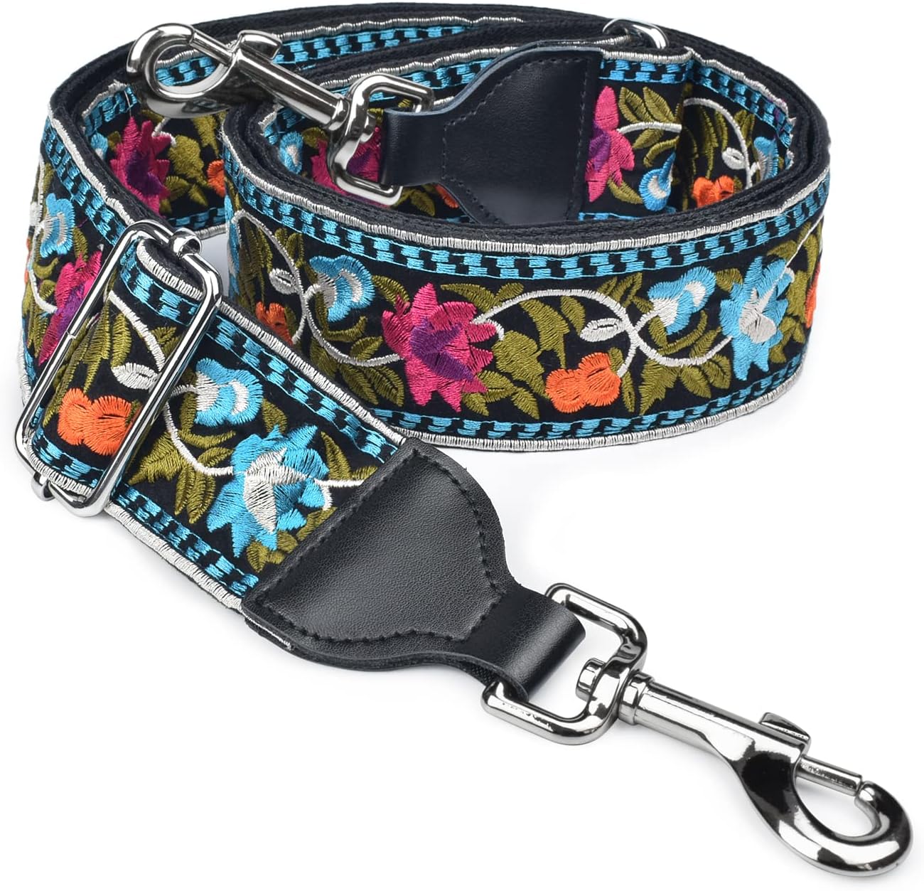 CLOUDMUSIC Handbag Strap Replacement Crossbody Strap Purse Strap With Silver Clips For Women Girls