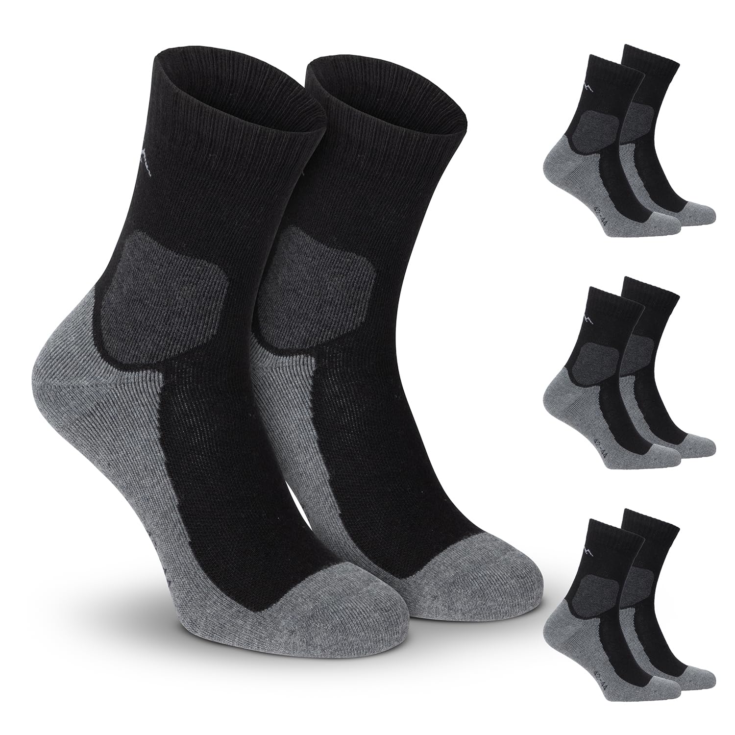 gipfelsport Wandersocken aus Merino Wolle - Socken für Outdoor, Trekking I Trekkingsocken, Wandersocke mit natürlicher Schurwolle für Damen, Herren und Kinder