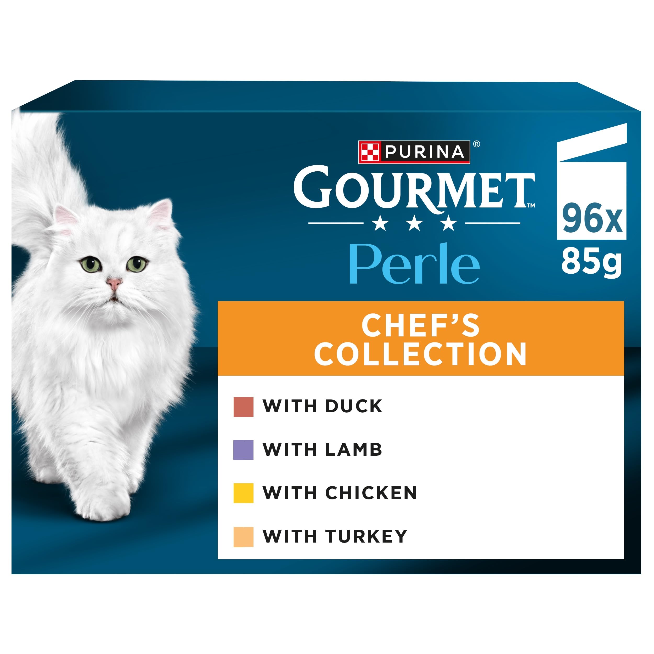 Purina Gourmet Perle Adult Cat Food Pouches (Country Collection) - Pack Size ...