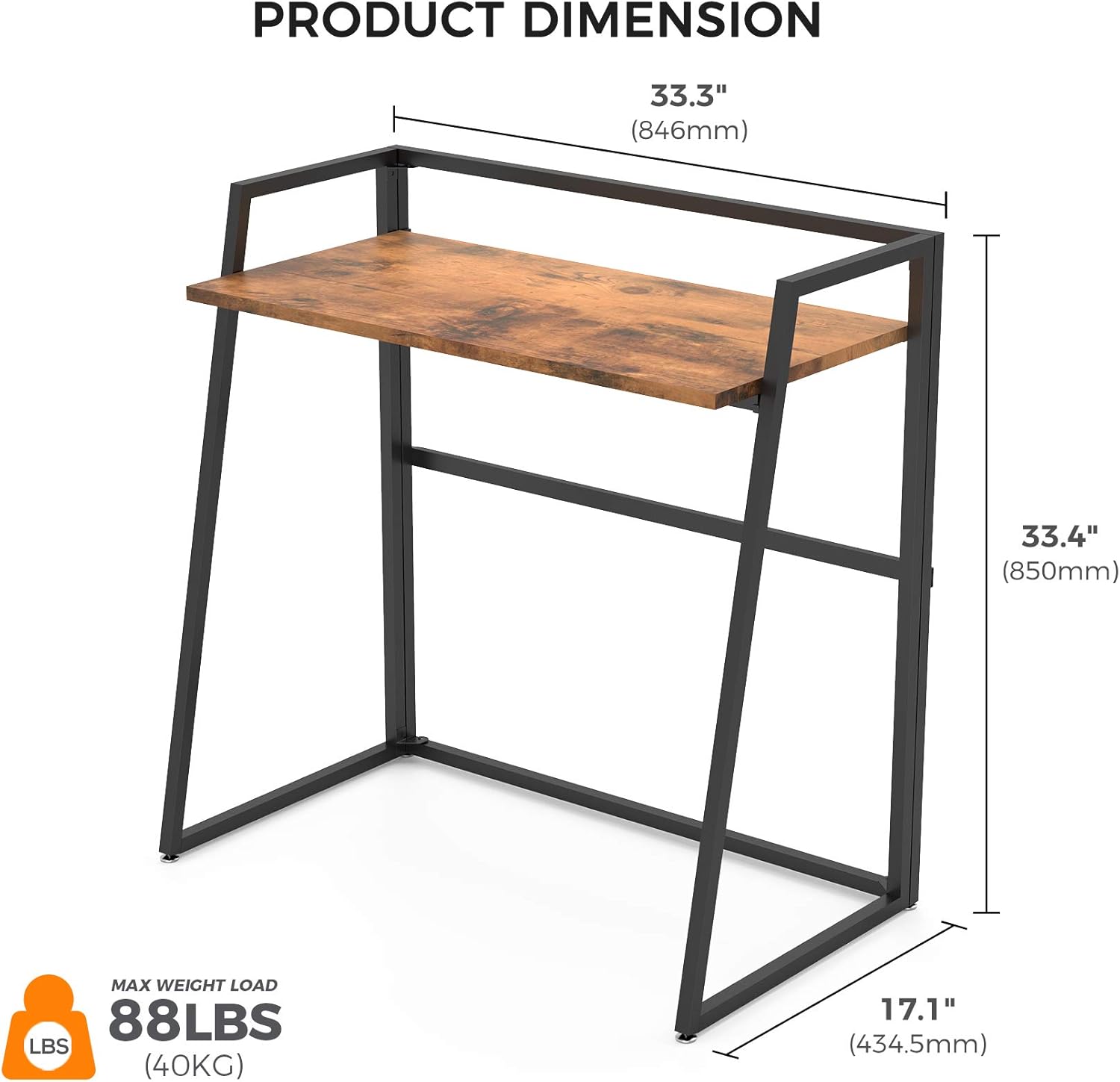ergonomic foldable desk