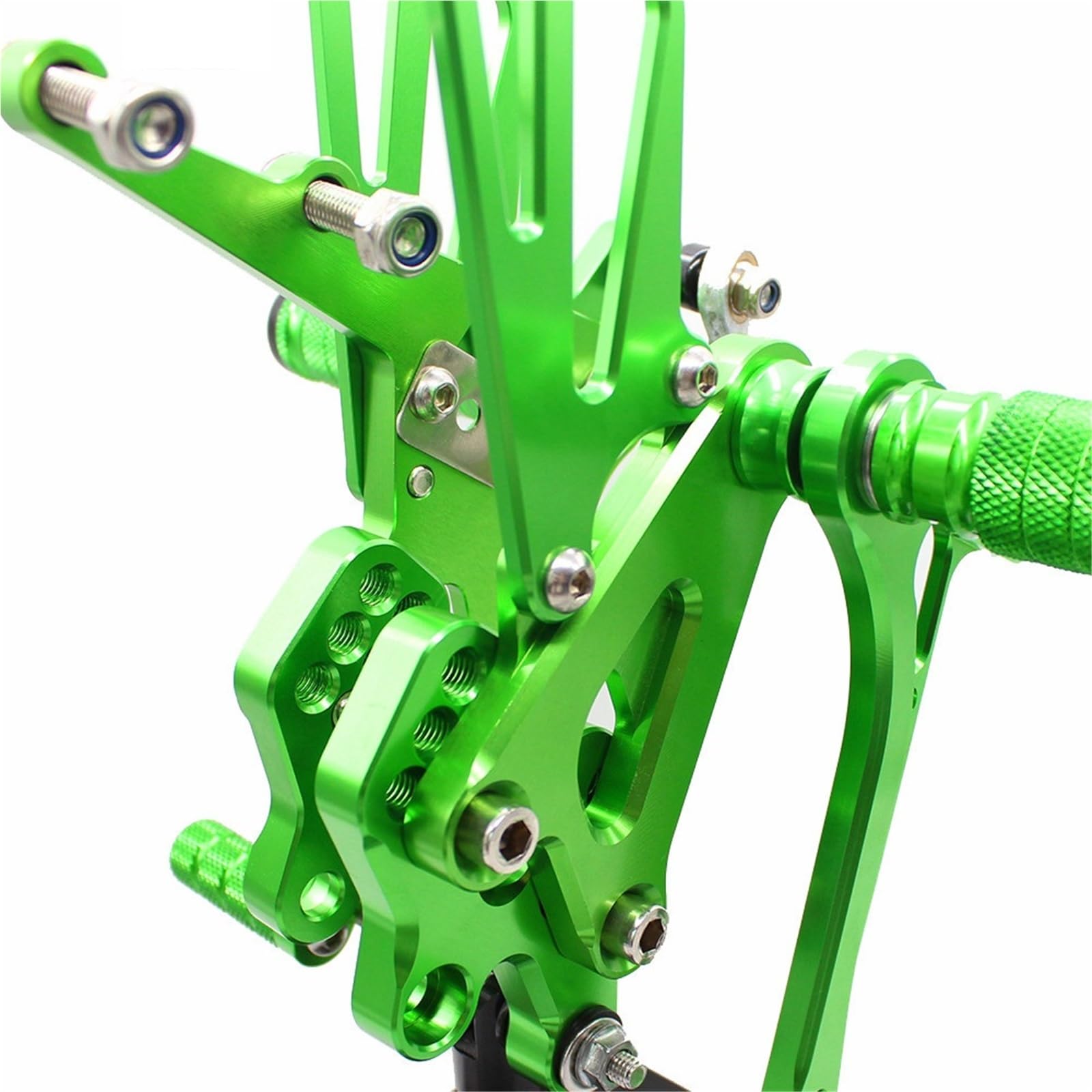 podnóżki motocyklowe Do Motocykla For KAWASAKI ZX6R ZX 6 R ZX-6R 2003-2004 Regulowane Podnóżki Hamulce Sprzęgło Zespół Zmiany Biegów Podnóżek szeroki podnóżek(Titanium)