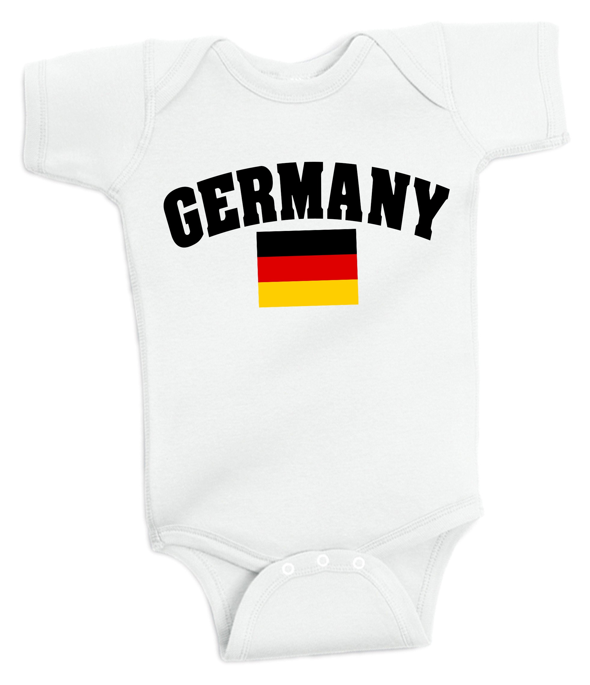 FereslineGermany Bodysuit Soccer Infant Baby Girls Boys Alemania