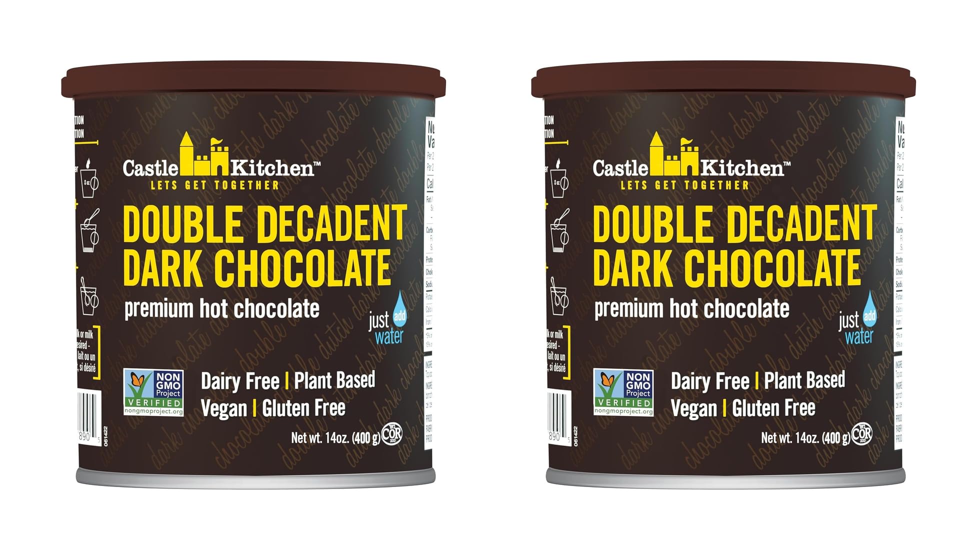 Amazon.com : Castle Kitchen Double Decadent Dark Hot Chocolate Mix