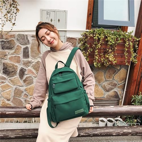 Hlily Mochila de lona Bolsas de viagem para estudantes universitários de grande capacidade