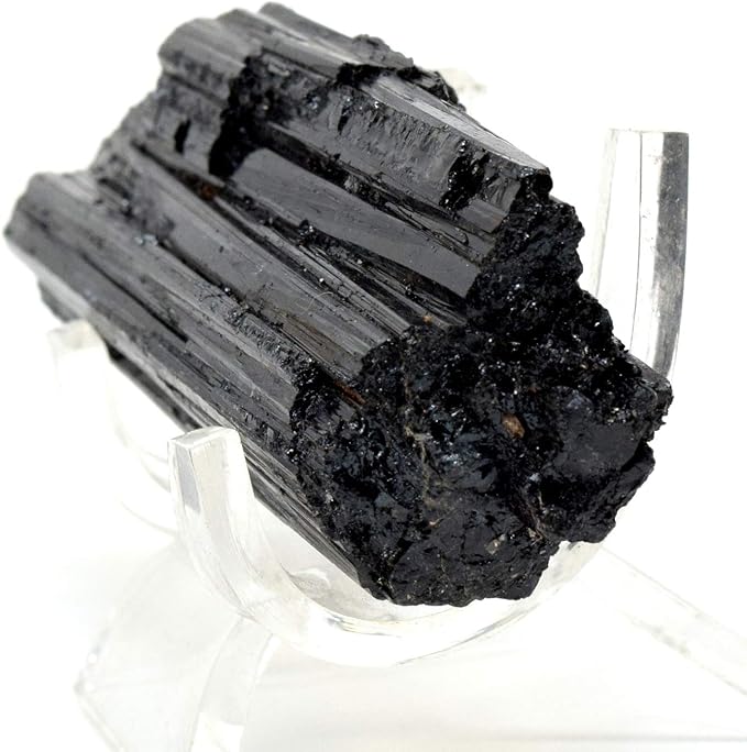 Especimen de Turmalina Negra Natural 3" 75g - Cristal Columnar miniatura 2